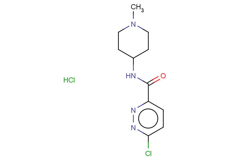 6-chloro-N-(1-methylpiperidin-4-yl)pyridazine-3-carboxamide hydrochloride