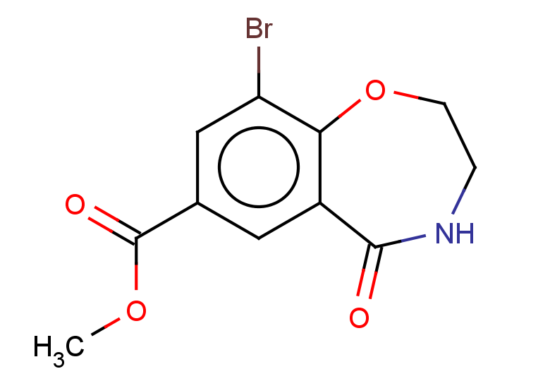 methyl 9-bromo-5-oxo-2,3,4,5-tetrahydro-1,4-benzoxazepine-7-carboxylate