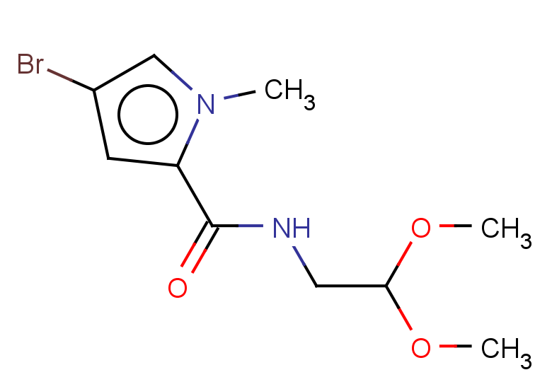 4-bromo-N-(2,2-dimethoxyethyl)-1-methyl-1H-pyrrole-2-carboxamide