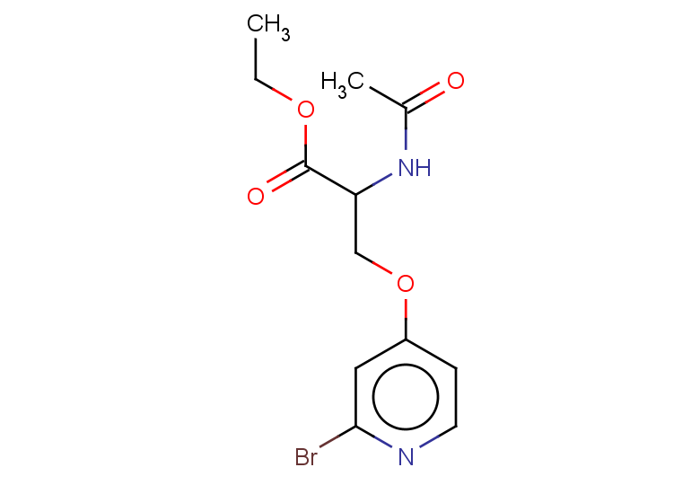 ethyl 3-[(2-bromopyridin-4-yl)oxy]-2-acetamidopropanoate