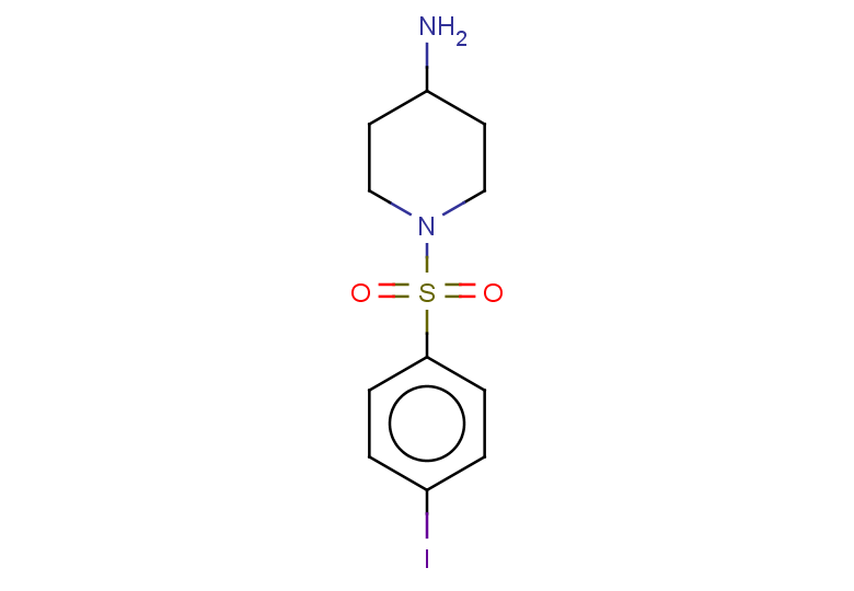 1-(4-iodobenzenesulfonyl)piperidin-4-amine