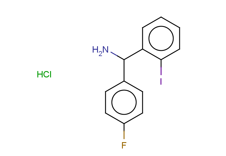 (4-fluorophenyl)(2-iodophenyl)methanamine hydrochloride