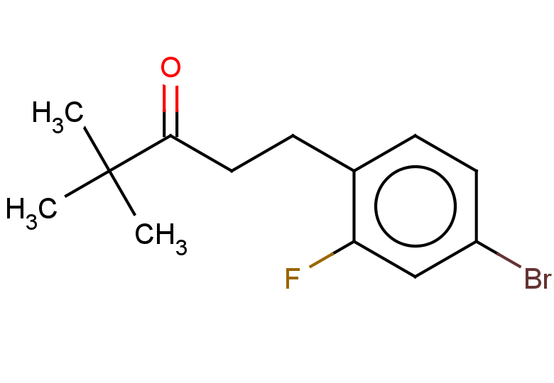 1-(4-bromo-2-fluorophenyl)-4,4-dimethylpentan-3-one