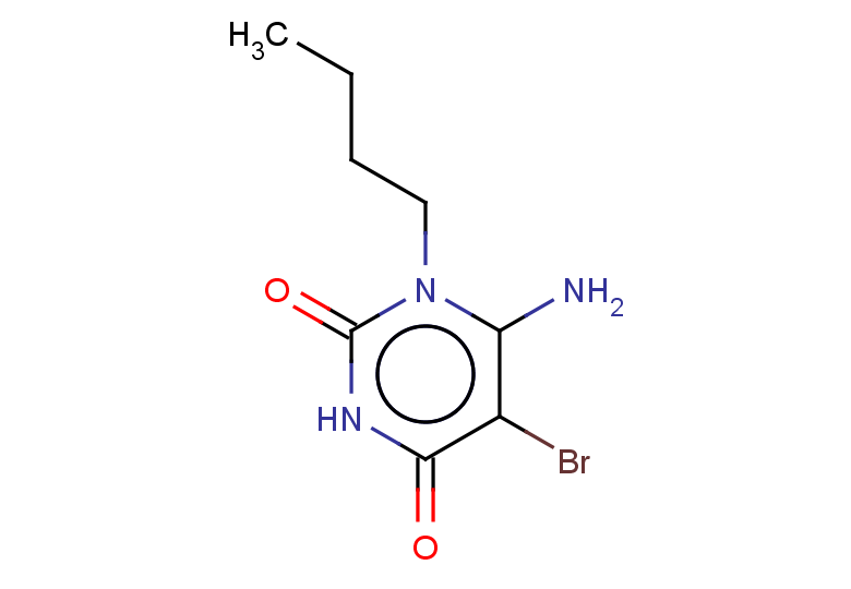 6-amino-5-bromo-1-butyl-1,2,3,4-tetrahydropyrimidine-2,4-dione