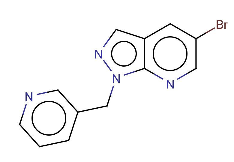 3-({5-bromo-1H-pyrazolo[3,4-b]pyridin-1-yl}methyl)pyridine