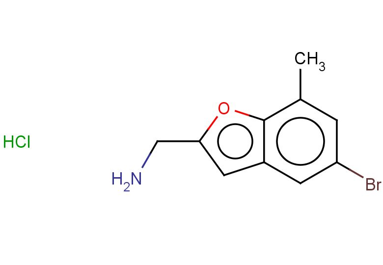 (5-bromo-7-methyl-1-benzofuran-2-yl)methanamine hydrochloride