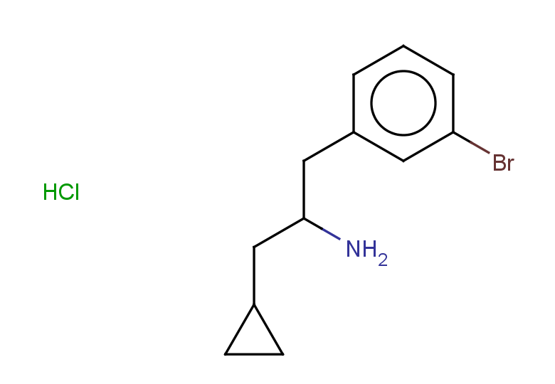 1-(3-bromophenyl)-3-cyclopropylpropan-2-amine hydrochloride