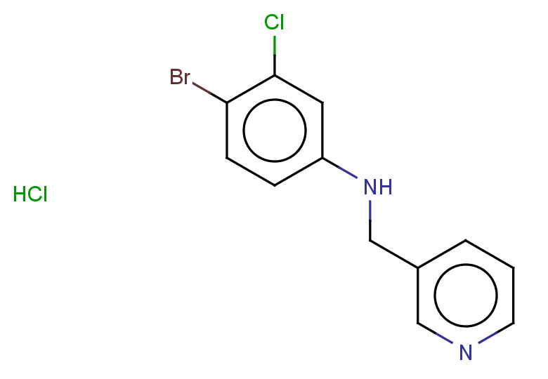 4-bromo-3-chloro-N-(pyridin-3-ylmethyl)aniline hydrochloride