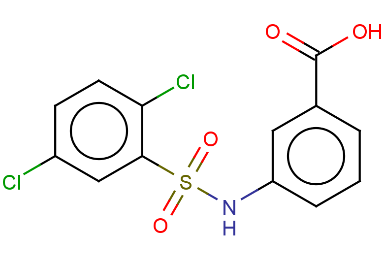 3-(2,5-dichlorobenzenesulfonamido)benzoic acid