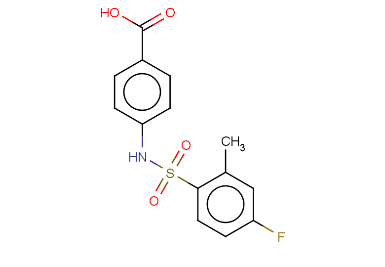 4-(4-fluoro-2-methylbenzenesulfonamido)benzoic acid