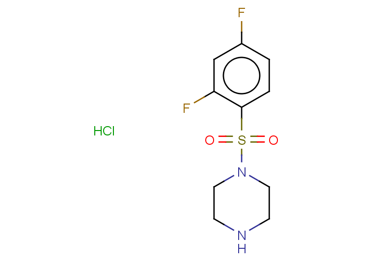 1-(2,4-difluorobenzenesulfonyl)piperazine hydrochloride