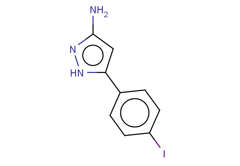 5-(4-iodophenyl)-1H-pyrazol-3-amine