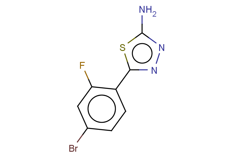 5-(4-bromo-2-fluorophenyl)-1,3,4-thiadiazol-2-amine