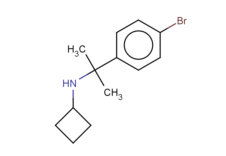 N-[2-(4-bromophenyl)propan-2-yl]cyclobutanamine