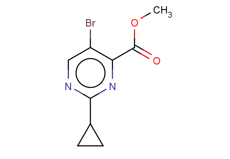 methyl 5-bromo-2-cyclopropylpyrimidine-4-carboxylate