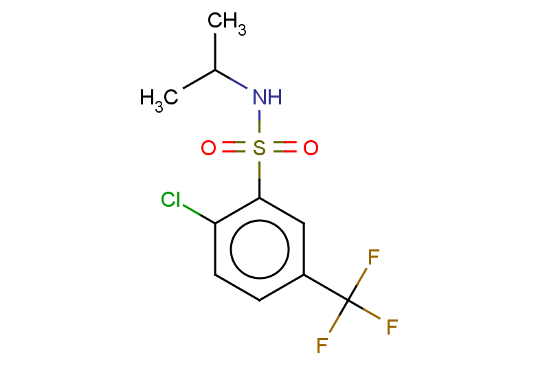 2-chloro-N-(propan-2-yl)-5-(trifluoromethyl)benzene-1-sulfonamide