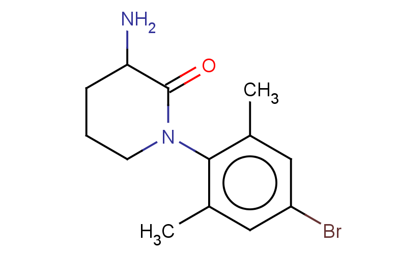3-amino-1-(4-bromo-2,6-dimethylphenyl)piperidin-2-one