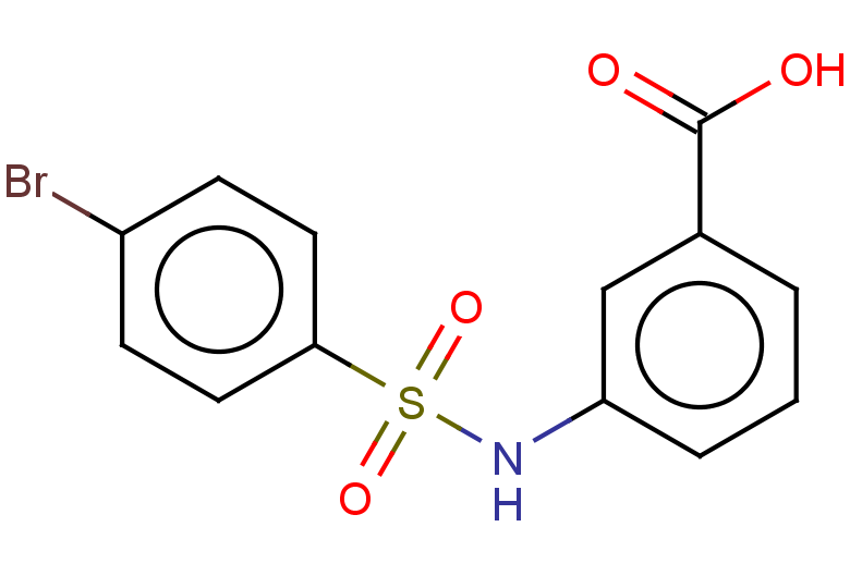 3-(4-bromobenzenesulfonamido)benzoic acid