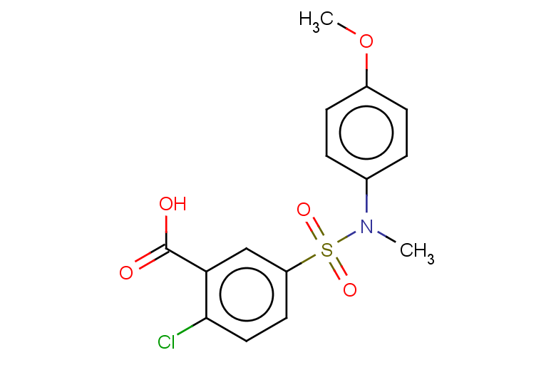 2-chloro-5-[(4-methoxyphenyl)(methyl)sulfamoyl]benzoic acid