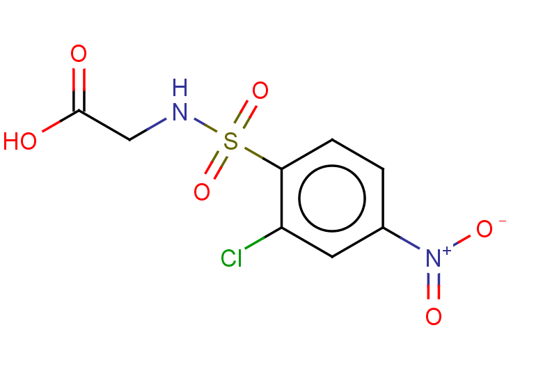 2-(2-chloro-4-nitrobenzenesulfonamido)acetic acid