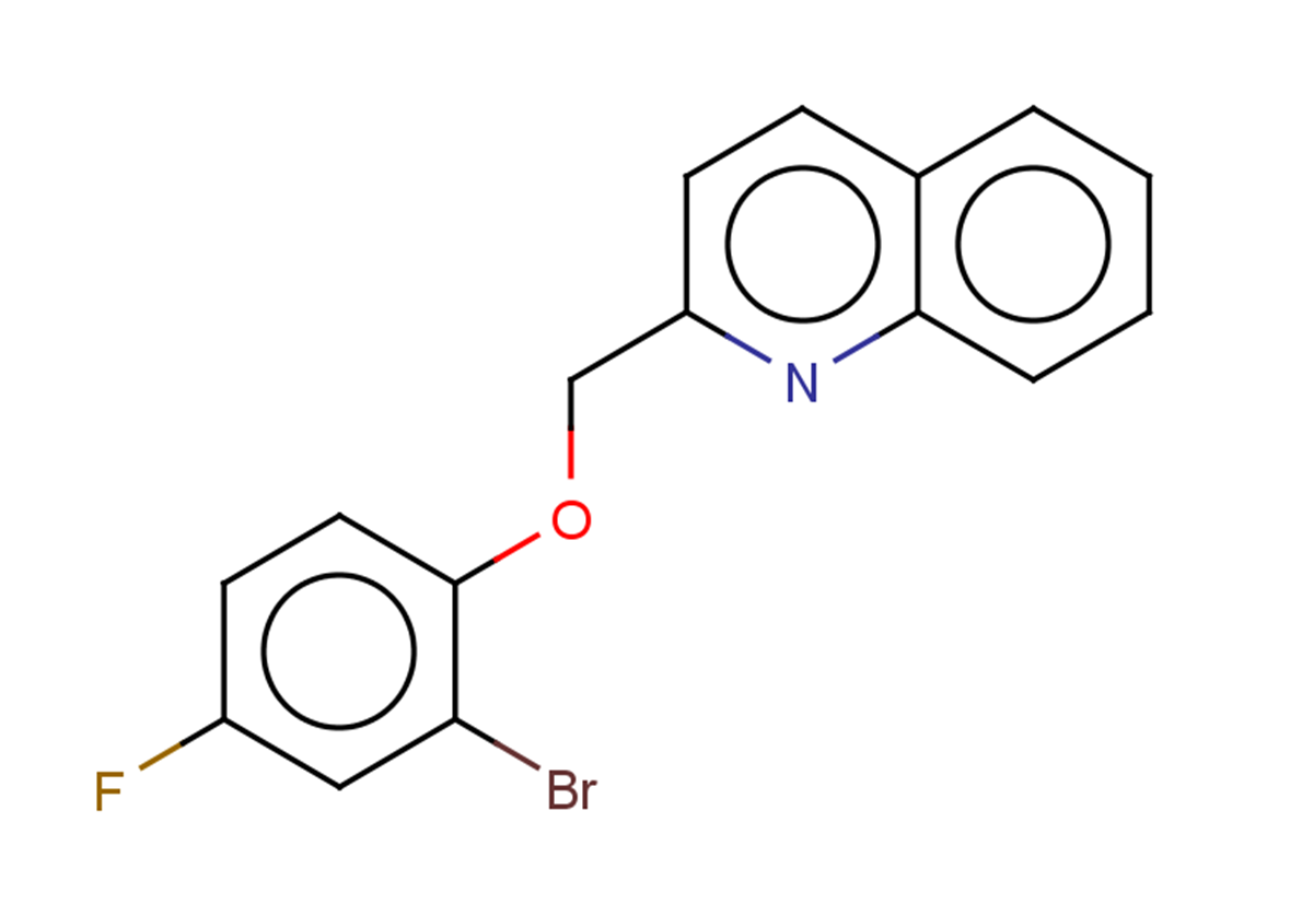 2-(2-bromo-4-fluorophenoxymethyl)quinoline