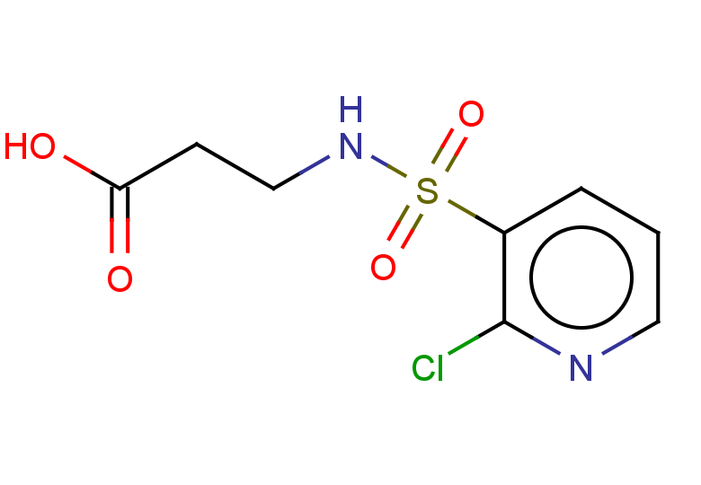 3-(2-chloropyridine-3-sulfonamido)propanoic acid