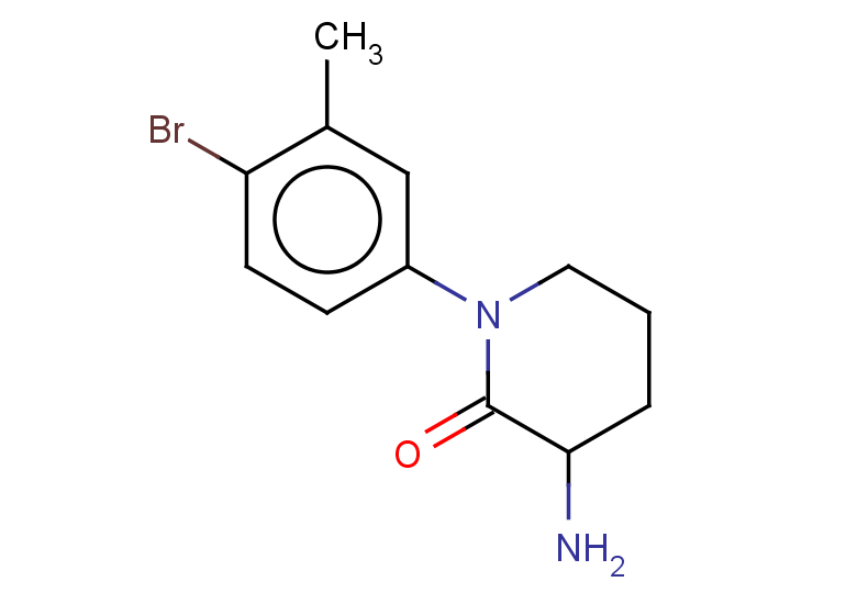 3-amino-1-(4-bromo-3-methylphenyl)piperidin-2-one