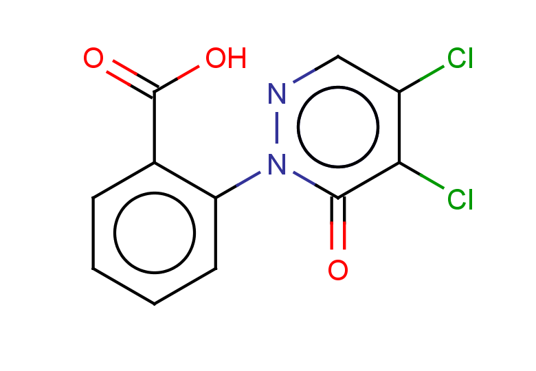 2-(4,5-dichloro-6-oxo-1,6-dihydropyridazin-1-yl)benzoic acid