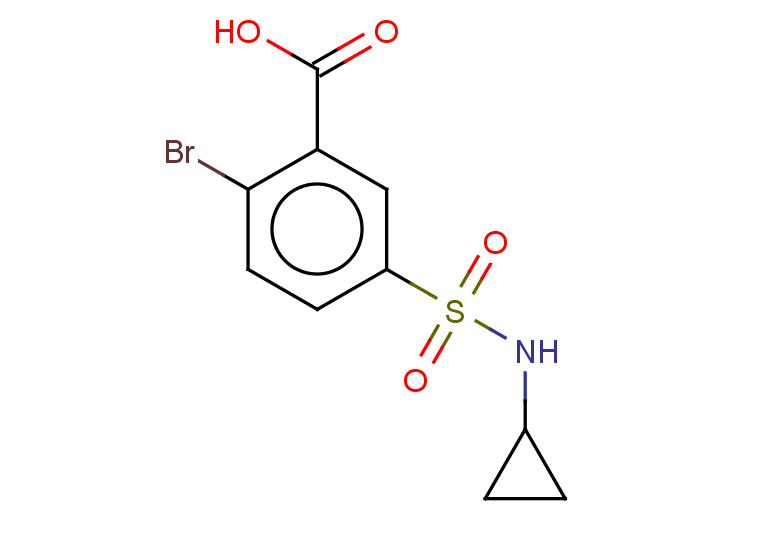 2-bromo-5-(cyclopropylsulfamoyl)benzoic acid