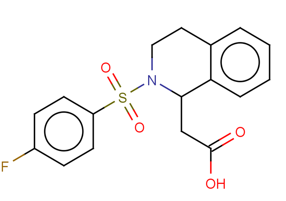 2-[2-(4-fluorobenzenesulfonyl)-1,2,3,4-tetrahydroisoquinolin-1-yl]acetic acid