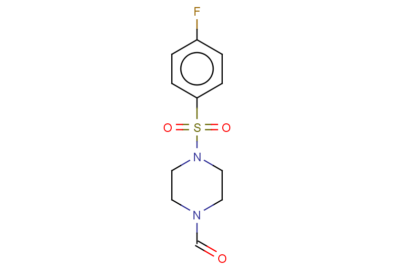 4-(4-fluorobenzenesulfonyl)piperazine-1-carbaldehyde
