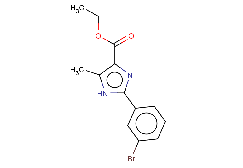ethyl 2-(3-bromophenyl)-5-methyl-1H-imidazole-4-carboxylate
