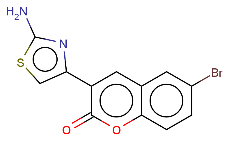 3-(2-amino-1,3-thiazol-4-yl)-6-bromo-2H-chromen-2-one