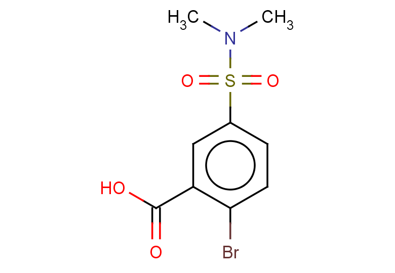 2-bromo-5-(dimethylsulfamoyl)benzoic acid