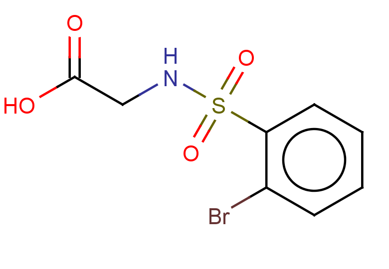 2-(2-bromobenzenesulfonamido)acetic acid