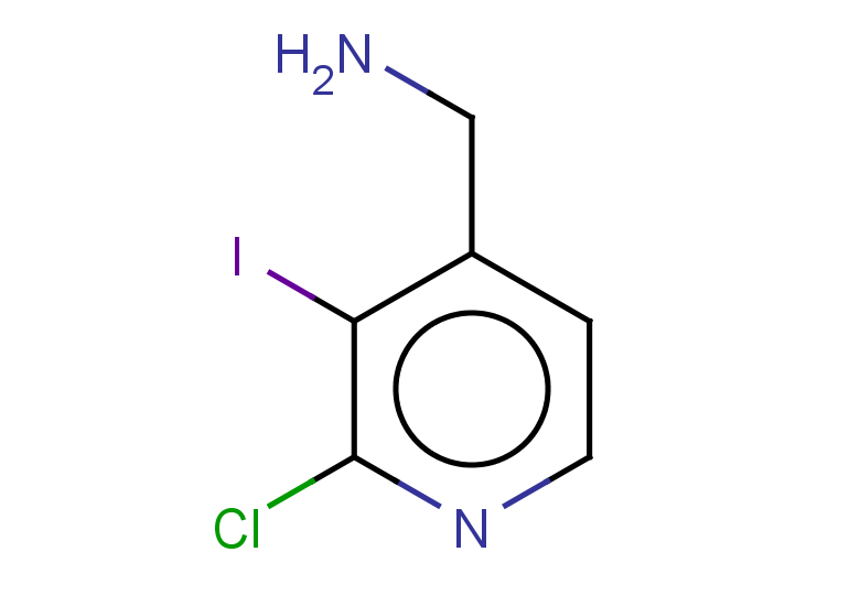 (2-chloro-3-iodopyridin-4-yl)methanamine