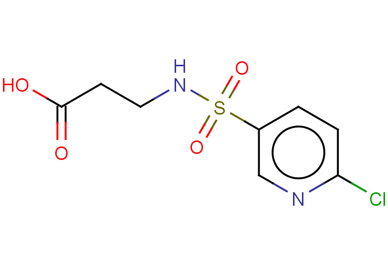 3-(6-chloropyridine-3-sulfonamido)propanoic acid