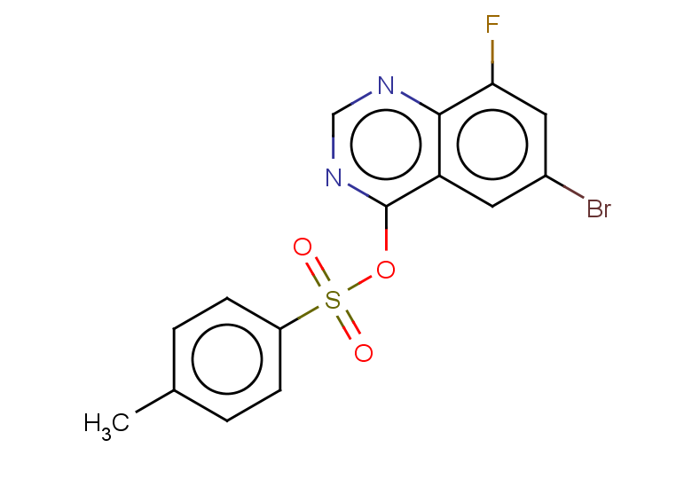 6-bromo-8-fluoroquinazolin-4-yl 4-methylbenzene-1-sulfonate