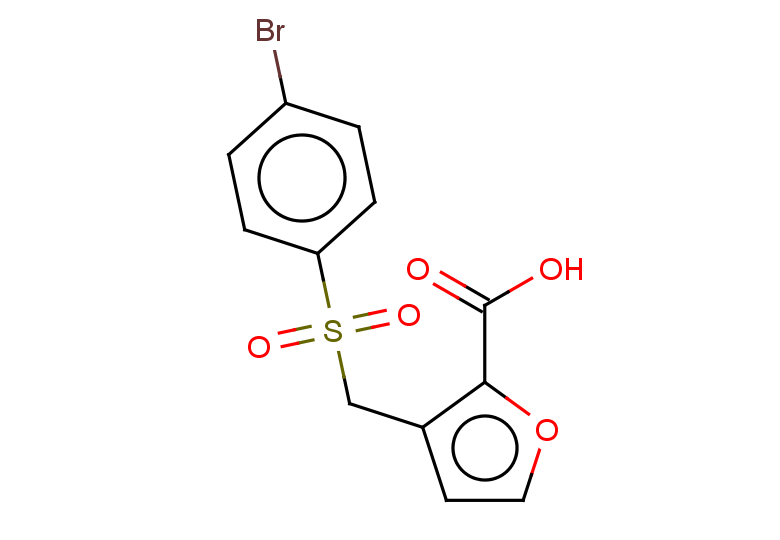3-[(4-bromobenzenesulfonyl)methyl]furan-2-carboxylic acid