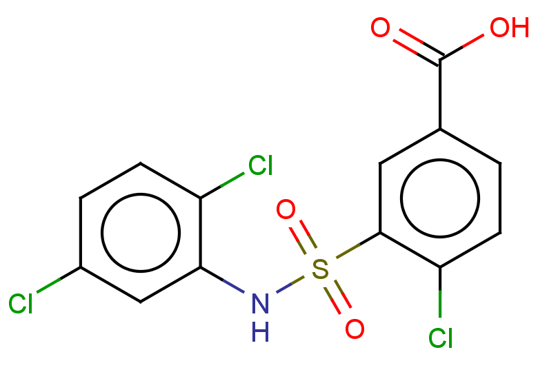 4-chloro-3-[(2,5-dichlorophenyl)sulfamoyl]benzoic acid