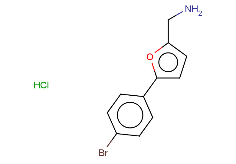 [5-(4-bromophenyl)furan-2-yl]methanamine hydrochloride