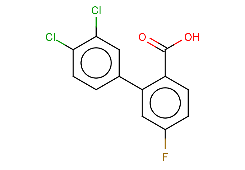 2-(3,4-dichlorophenyl)-4-fluorobenzoic acid