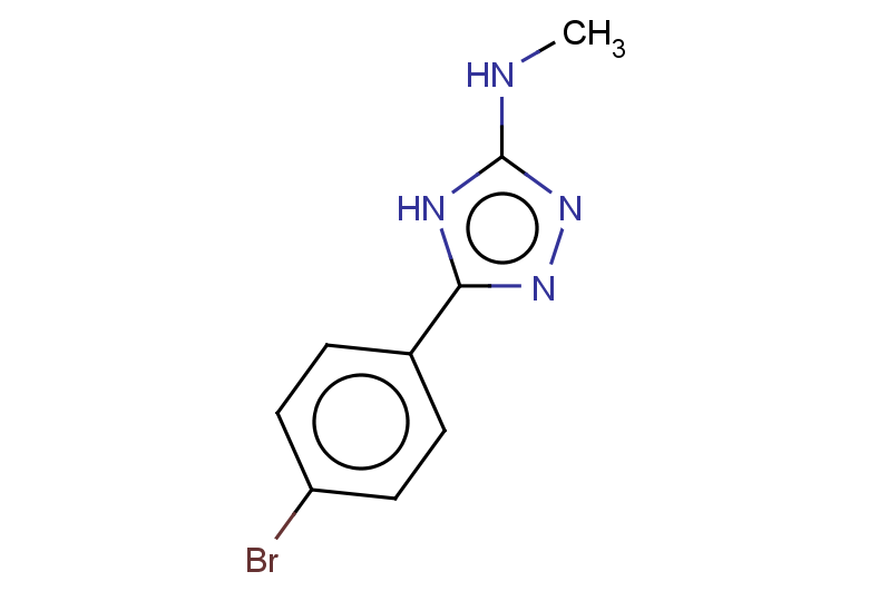 5-(4-bromophenyl)-N-methyl-4H-1,2,4-triazol-3-amine