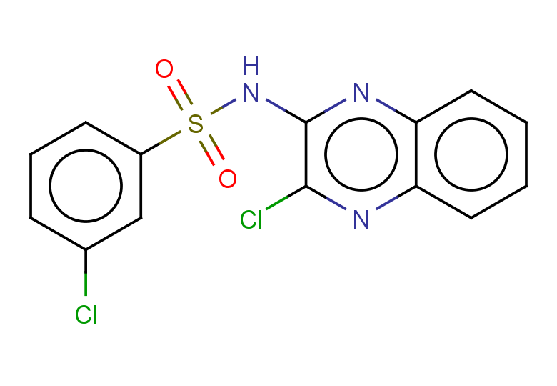 3-chloro-N-(3-chloroquinoxalin-2-yl)benzene-1-sulfonamide