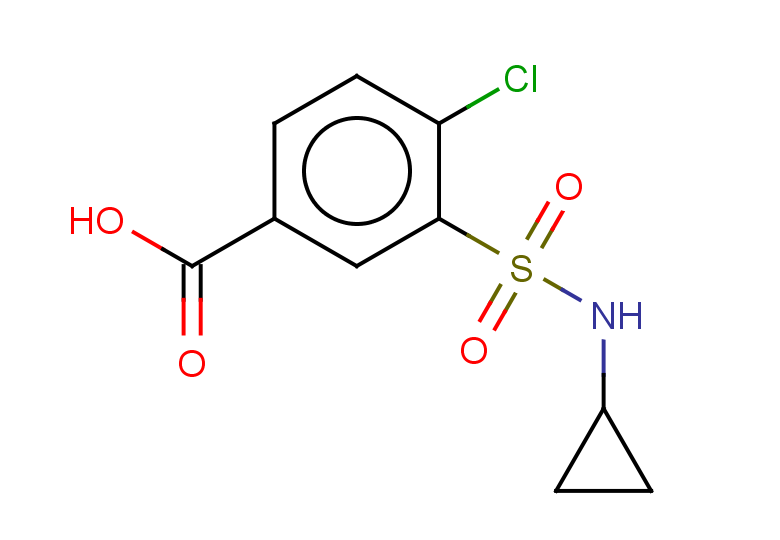 4-chloro-3-(cyclopropylsulfamoyl)benzoic acid