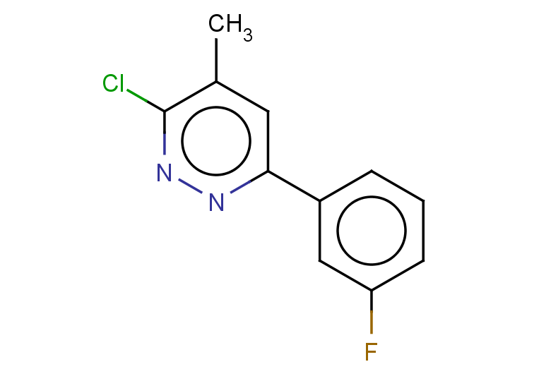 3-chloro-6-(3-fluorophenyl)-4-methylpyridazine