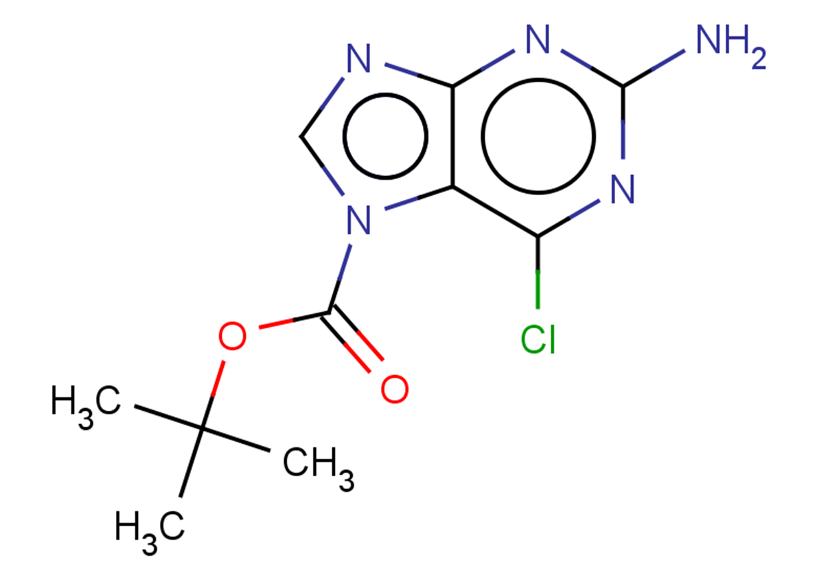 tert-butyl 2-amino-6-chloro-7H-purine-7-carboxylate