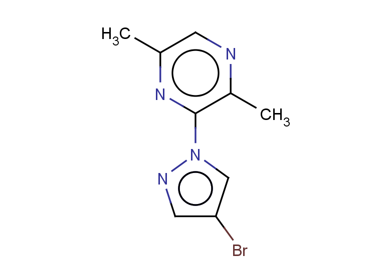 3-(4-bromo-1H-pyrazol-1-yl)-2,5-dimethylpyrazine