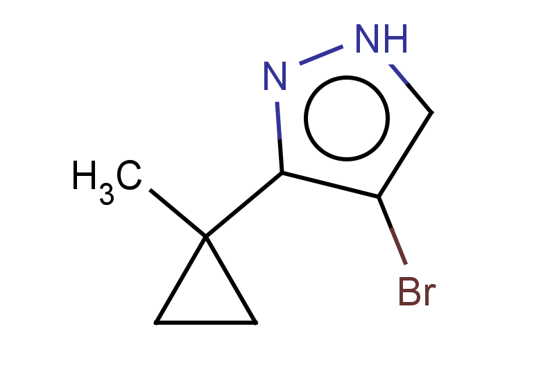 4-bromo-3-(1-methylcyclopropyl)-1H-pyrazole