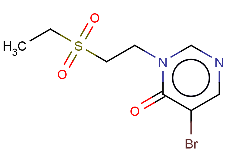5-bromo-3-[2-(ethanesulfonyl)ethyl]-3,4-dihydropyrimidin-4-one